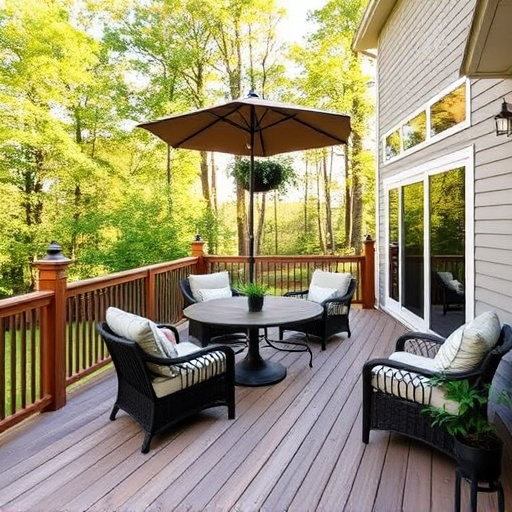 backyard deck