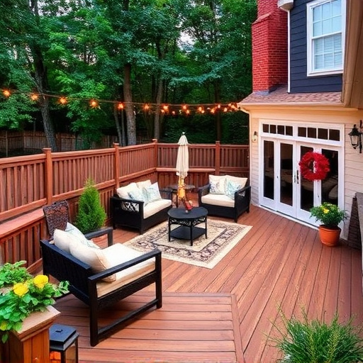 backyard deck
