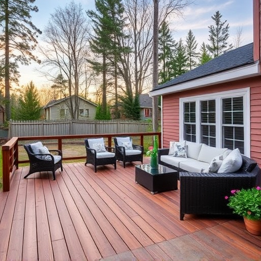 backyard deck