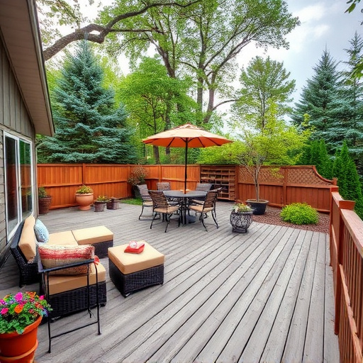 backyard deck