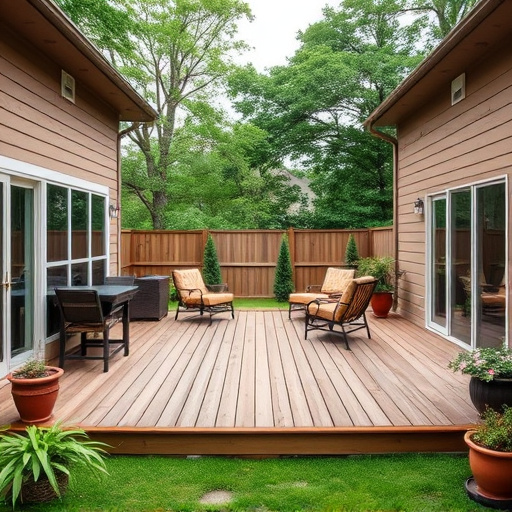 backyard deck