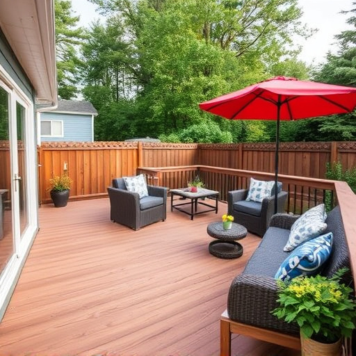 backyard deck