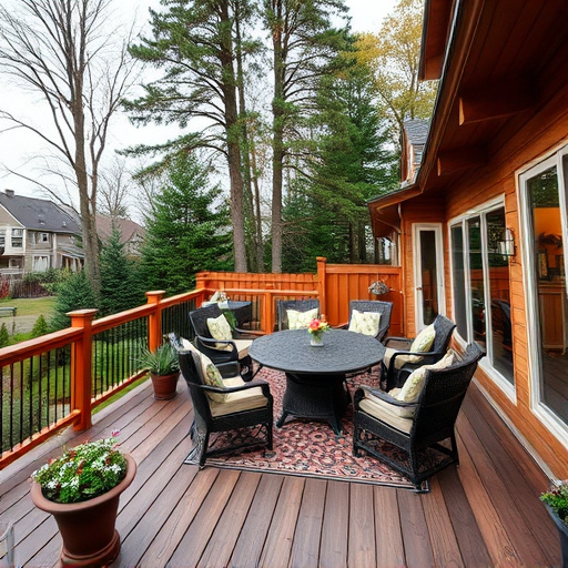 backyard deck