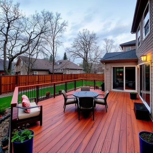 backyard deck