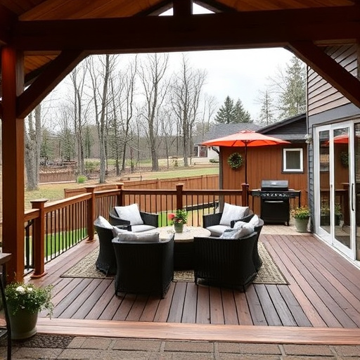 backyard deck