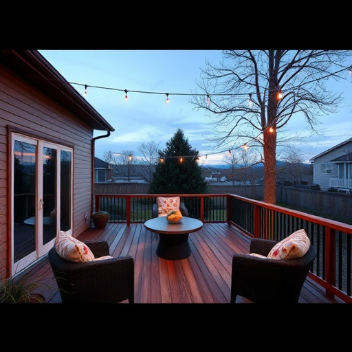backyard deck