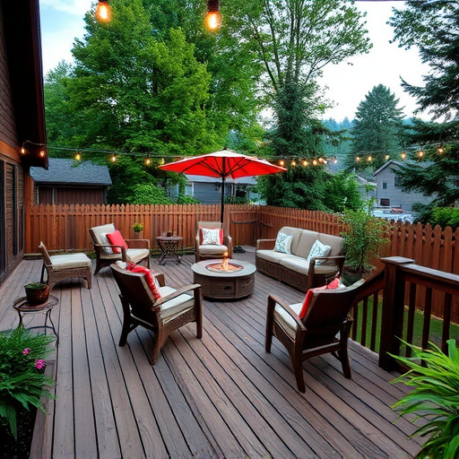 backyard deck