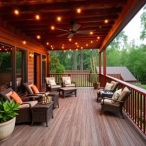 backyard deck