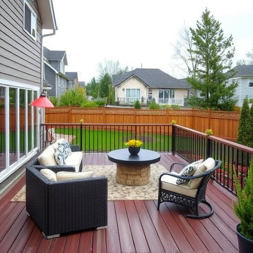 backyard deck