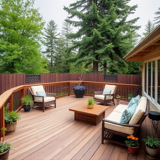 backyard deck