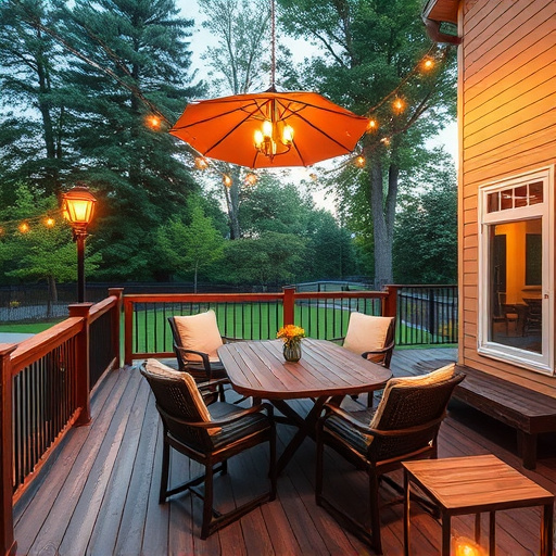 backyard deck
