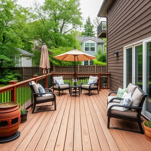 backyard deck