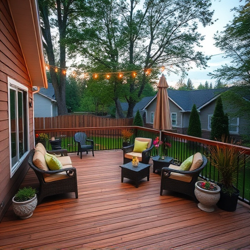 backyard deck