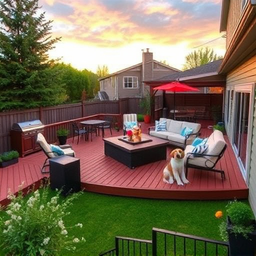 backyard deck