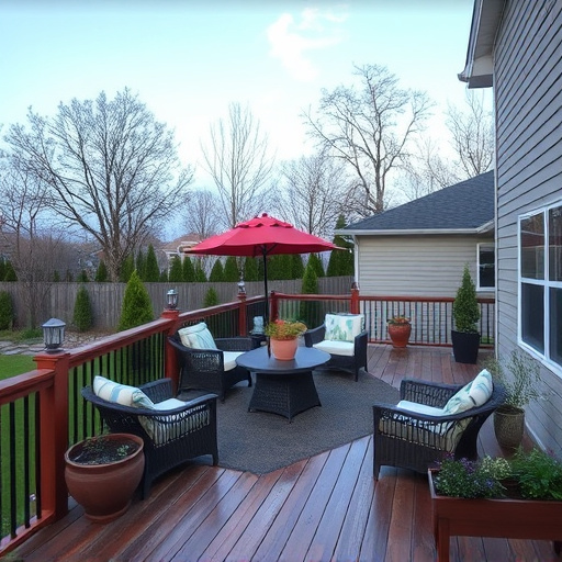 backyard deck