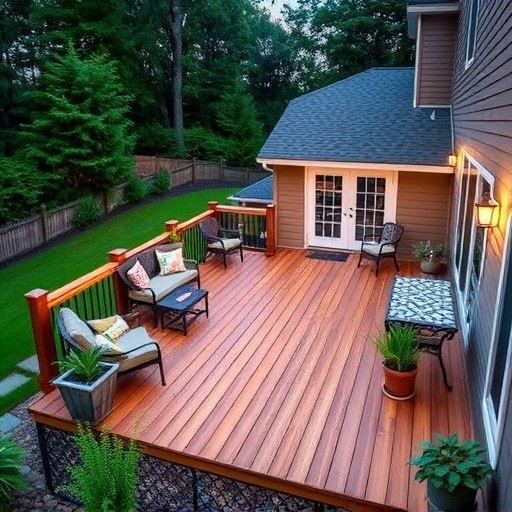 backyard deck