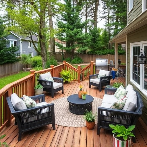 backyard deck