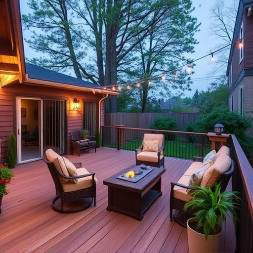 backyard deck