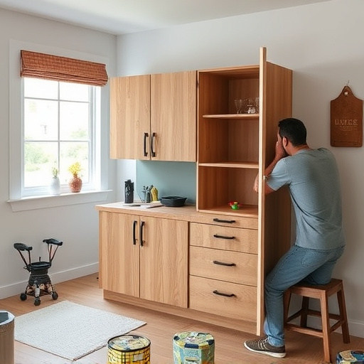 cabinet install