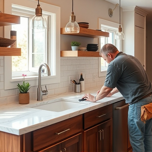 countertop install