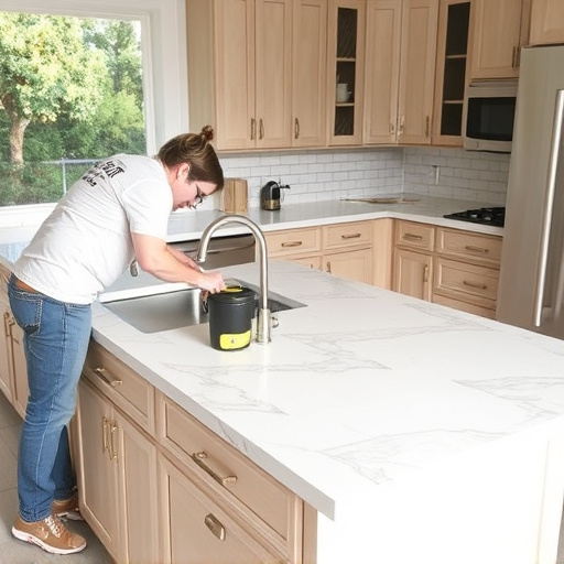 countertop install