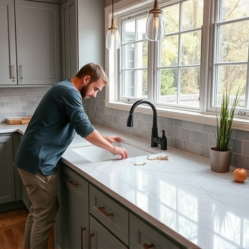 countertop install
