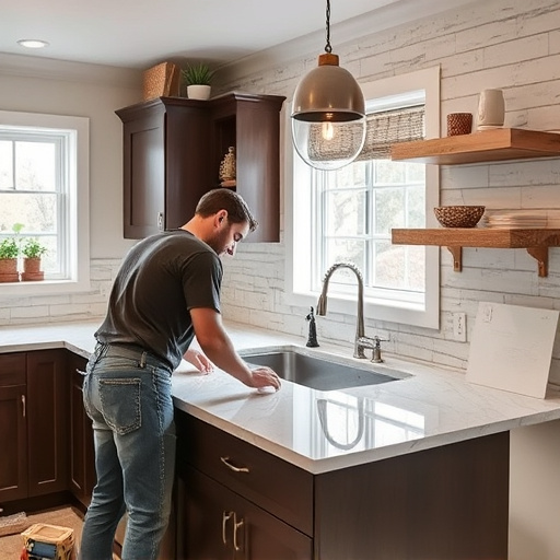 countertop install
