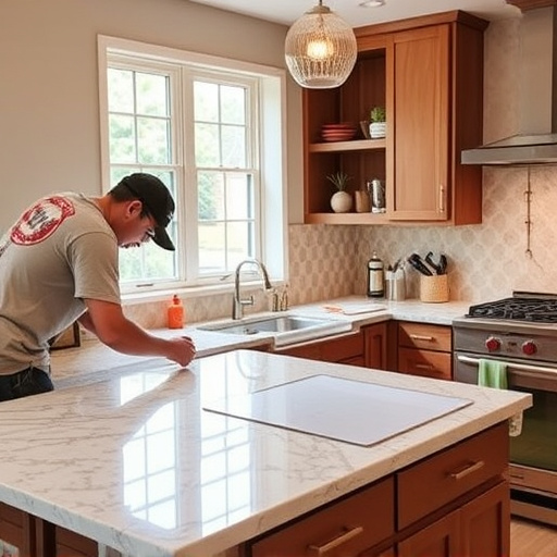 countertop install