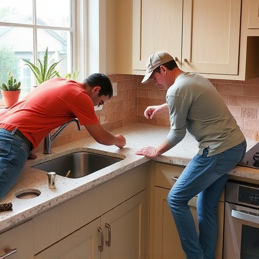 countertop install