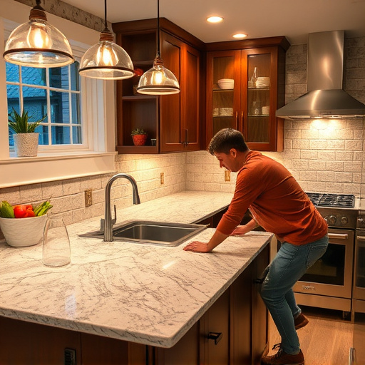 countertop install