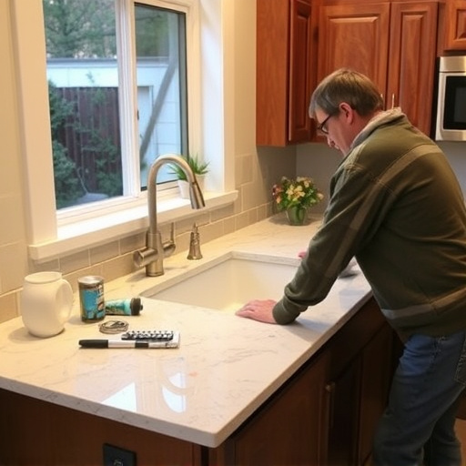 countertop install