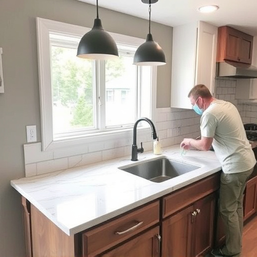 countertop install