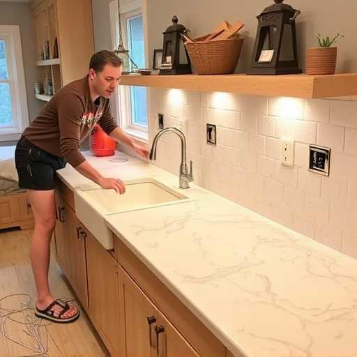 countertop install