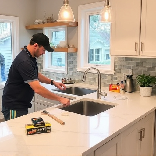 countertop install
