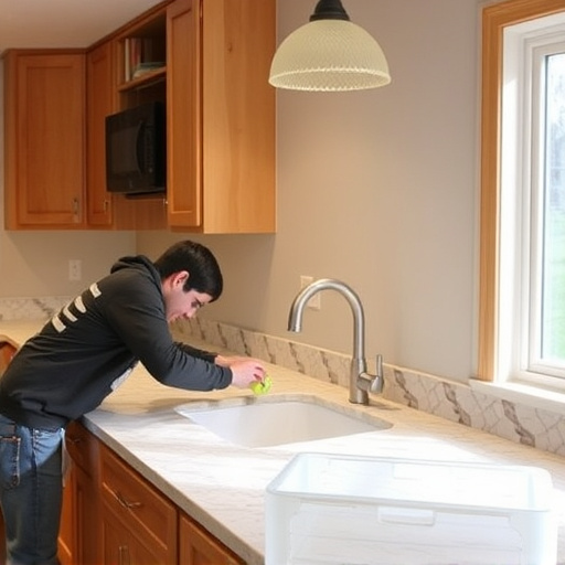 countertop install