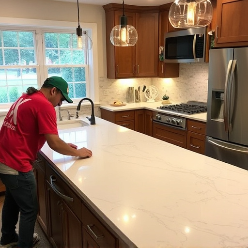 countertop install