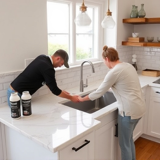 countertop install