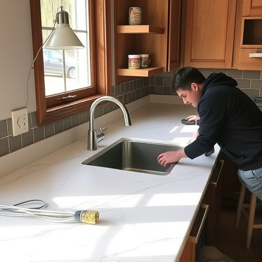 countertop install