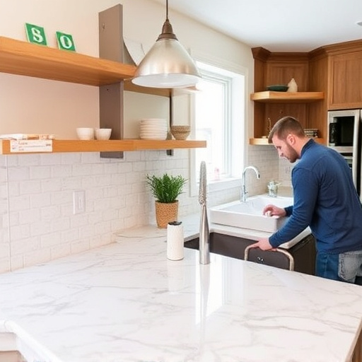 countertop install