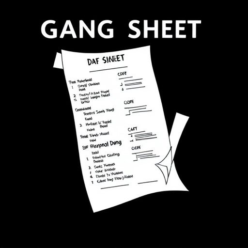 DTF gang sheets