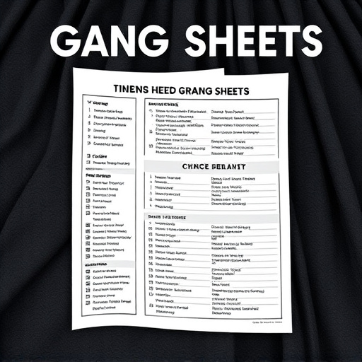 DTF gang sheets