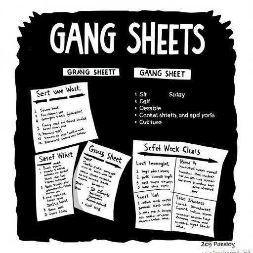 DTF gang sheets