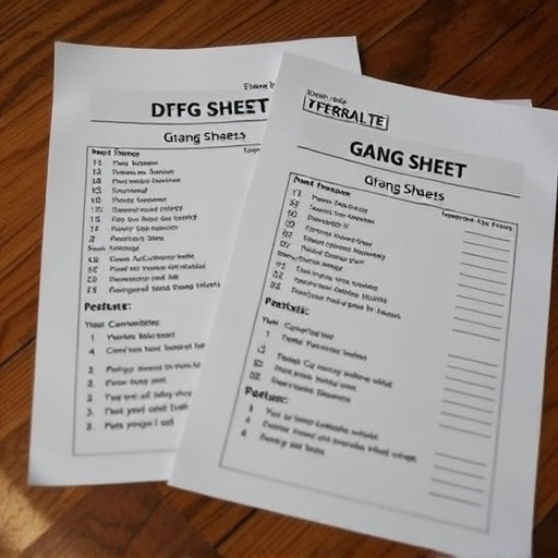 DTF gang sheets