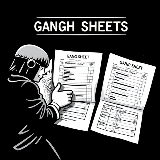 DTF gang sheets