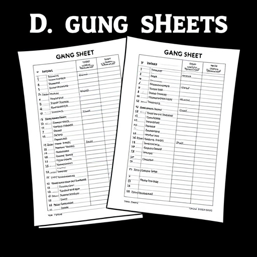 DTF gang sheets