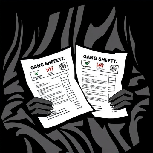DTF gang sheets