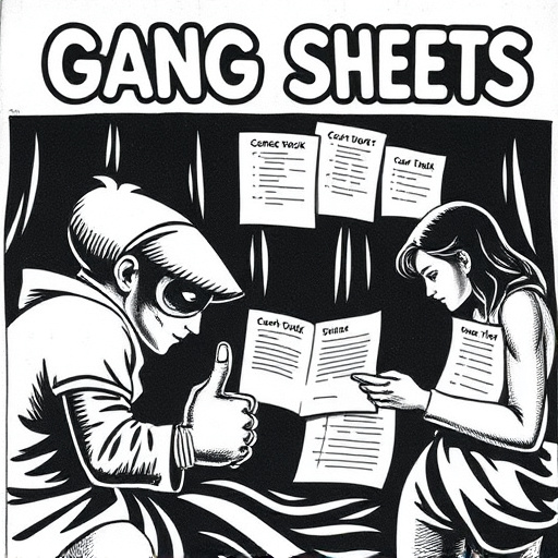 DTF gang sheets
