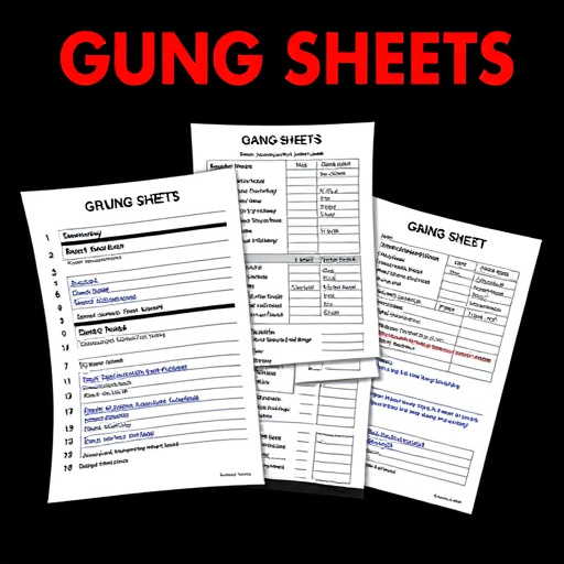 DTF gang sheets
