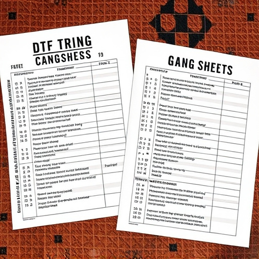 DTF gang sheets