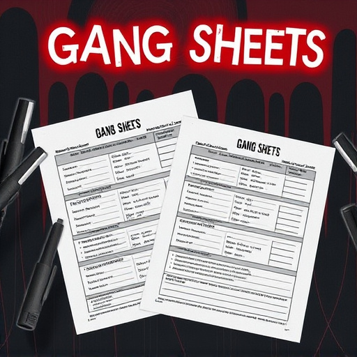 DTF gang sheets